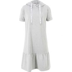 Sukienka dresowa, rękawy 1/2, z kolekcji Maite Kelly bonprix jasnoszary melanż. Sukienki damskie marki bonprix. Za 109.99 zł.