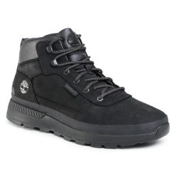 Trzewiki Timberland. Czarne botki męskie Timberland, bez wzorów, bez zapięcia. Za 649.99 zł.