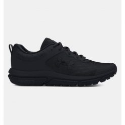 Buty sportowe dla mężczyzn Under Armour CHARGED ASSERT. Czarne buty sportowe męskie Under Armour, bez zapięcia, do biegania. Za 239.99 zł.