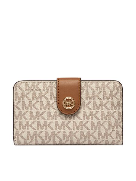 MICHAEL Michael Kors Portfel Pop 32S6G17F8B Écru. Białe portfele damskie MICHAEL Michael Kors, bez wzorów, ze skóry. Za 455.99 zł.