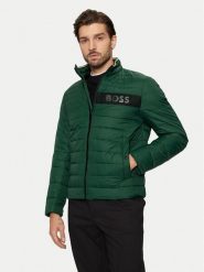 BOSS Kurtka przejściowa Darolus 50464308 Zielony Regular Fit. Zielone kurtki męskie Boss, m, bez wzorów, z syntetyku, bez kaptura. Za 1,259.00 zł.