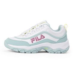 Buty damska FILA Strada Logo. Białe obuwie sportowe damskie Fila, bez wzorów, na fitness i siłownię. Za 259.99 zł.
