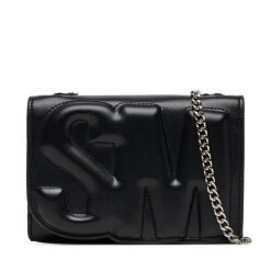Torebka Steve Madden. Czarne torebki do ręki damskie Steve Madden, bez wzorów, wizytowe, bez dodatków. Za 419.99 zł.
