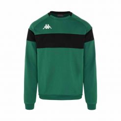 Bluza Kappa Dido. Zielone bluzy męskie Kappa, bez wzorów, bez kaptura, na fitness i siłownię. Za 227.00 zł.