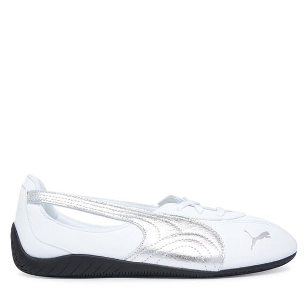 Baleriny Puma. Białe baleriny damskie Puma, bez wzorów, bez obcasa. Za 399.99 zł.