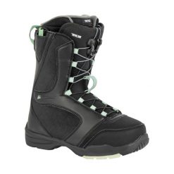 Buty snowboardowe damskie Nitro Flora TLS 22/23. Czarne obuwie sportowe damskie NITRO, bez wzorów, snowboardowy. Za 934.65 zł.