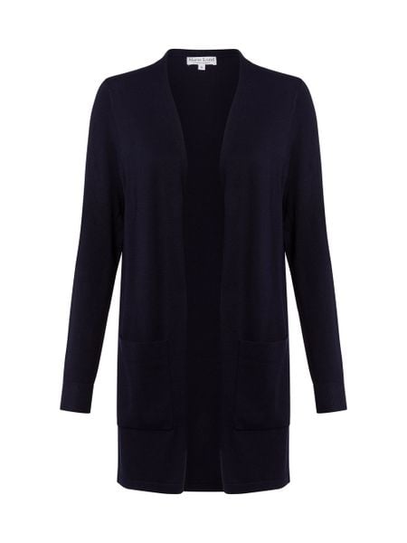 Marie Lund Kardigan Kobiety niebieski, XXL. Niebieskie kardigany damskie Marie Lund, xxl, bez wzorów, z wiskozy, eleganckie. Za 299.95 zł.