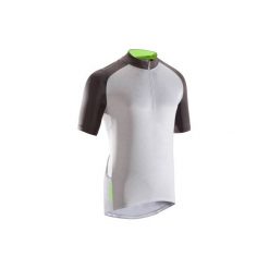 Koszulka na rower MTB ST 500 męska. Szare koszulki sportowe męskie ROCKRIDER, z elastanu. Za 79.99 zł.