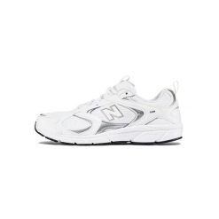 Buty do chodzenia unisex New Balance Nb 408. Białe obuwie sportowe damskie New Balance, bez wzorów, z materiału, trekkingowe. Za 369.00 zł.
