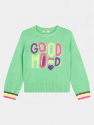 Billieblush Sweter U15C22 Zielony Regular Fit. Zielone swetry dla dziewczynek Billieblush, bez wzorów, z syntetyku, bez kołnierzyka, bez ramiączek, bez kaptura. Za 189.99 zł.
