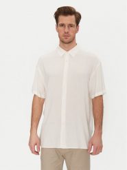 Jack & Jones Koszula Joshua 12271078 Biały Relaxed Fit. Białe koszule męskie Jack & Jones, l, bez wzorów, z wiskozy, bez kołnierzyka, bez ramiączek. Za 59.99 zł.