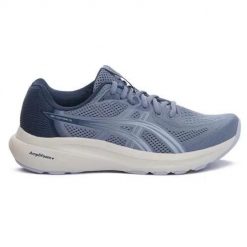 Buty do biegania damskie Asics Gel-Contend 10. Niebieskie obuwie sportowe damskie Asics, bez wzorów, z materiału, do biegania. Za 499.00 zł.