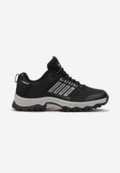 Czarno-Szare Sznurowane Buty Sportowe przed Kostkę Librena. Czarne buty sportowe męskie Born2be, przed kostkę, bez zapięcia. Za 129.99 zł.
