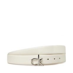 Pasek Damski Calvin Klein. Białe paski damskie Calvin Klein, bez wzorów. Za 139.99 zł.