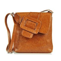 Torebka skórzana damska listonoszka DAN-A T123 camel. Brązowe torebki shopper damskie DAN-A, bez wzorów, ze skóry, eleganckie, bez dodatków. Za 249.99 zł.
