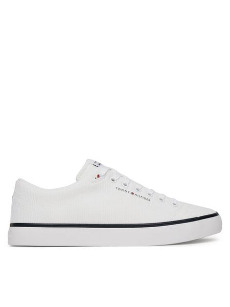 Tommy Hilfiger Tenisówki Hi Vulc Core Low Ii Mesh FM0FM05513 Biały. Białe trampki męskie Tommy Hilfiger, bez wzorów, z materiału, bez zapięcia. Za 179.99 zł.