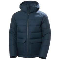 Kurtka puchowa Helly Hansen Chill. Niebieskie kurtki męskie Helly Hansen, na zimę, l, bez wzorów, z puchu, bez kaptura. Za 1,008.50 zł.