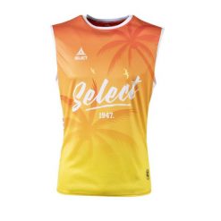 Tank top do siatkówki plażowej Select. Brązowe t-shirty męskie Select, m, bez wzorów, z materiału, eleganckie, bez kołnierzyka. Za 97.00 zł.