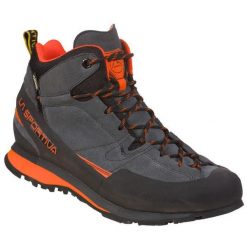 Buty trekkingowe La Sportiva Boulder X GTX Tige Mid. Czarne trekkingi męskie La Sportiva, przed kolano, trekkingowe, gore-tex. Za 900.80 zł.