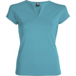 Koszulka Damska Belice. Niebieskie koszulki sportowe damskie ROLY, xl, bez wzorów, bez kołnierzyka, bez ramiączek, trekkingowe. Za 52.99 zł.