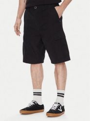 Volcom Szorty materiałowe Strange Tripper A0912502 Czarny Loose Fit. Czarne szorty męskie Volcom, m, bez wzorów, z bawełny. Za 279.99 zł.