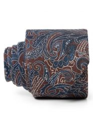 Andrew James krawat z domieszką jedwabiu Mężczyźni Jedwab brązowy, ONE SIZE. Brązowe krawaty i muchy Andrew James, do pracy, bez wzorów, z jedwabiu, biznesowe. Za 179.95 zł.