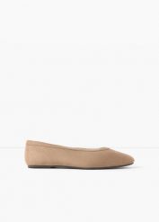 Baleriny. Brązowe baleriny damskie bonprix, bez wzorów, bez obcasa. Za 82.99 zł.