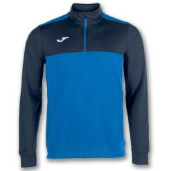 Bluzka z pół zamkiem Joma Winner. Niebieskie bluzy męskie Joma, m, bez wzorów, bez kaptura. Za 169.50 zł.