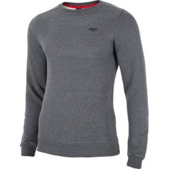 Bluza męska BLM001 - ciemny szary melanż. Szare bluzy męskie 4f, na lato, m, bez wzorów, z dzianiny, bez kaptura. W wyprzedaży za 79.99 zł.