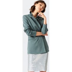 Simple - Spódnica. Szare spódnice damskie Simple. Za 429.90 zł.