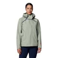 Kurtka Columbia Reign No Shine. Zielone kurtki sportowe damskie Columbia, bez wzorów, bez kaptura, trekkingowe. Za 608.99 zł.