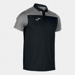 Koszulka polo do tenisa męska Joma Hobby II. Czarne koszulki polo męskie Joma, m, bez wzorów, sportowe, bez ramiączek. W wyprzedaży za 125.65 zł.