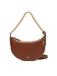 Polo Ralph Lauren Torebka 428977210002 Brązowy. Brązowe torebki do ręki damskie Polo Ralph Lauren, bez wzorów, ze skóry, bez dodatków. Za 1,459.00 zł.
