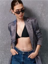 Marynarka - wielobarwny. Żakiety damskie Sinsay, l, bez wzorów, eleganckie. W wyprzedaży za 59.99 zł.