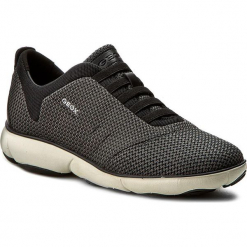 Półbuty GEOX - D Nebula G D621EG 00014 C9999 Czarny. Czarne półbuty damskie Geox, z materiału. W wyprzedaży za 309.00 zł.