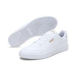 Trampki Puma Shuffle, Biały, Mężczyźni. Białe trampki męskie Puma, bez wzorów, z gumy, sportowe, bez zapięcia. Za 258.00 zł.