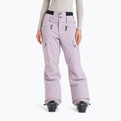 Spodnie snowboardowe damskie ROXY Passive Lines. Fioletowe spodnie materiałowe damskie Roxy, na zimę, l, bez wzorów, z materiału, sportowe, narciarskie. Za 1,003.55 zł.