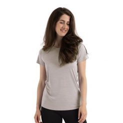 Damska Koszulka Dla Aktywnych Vickland TP75. Brązowe t-shirty damskie Trespass, m, bez wzorów, z materiału, klasyczne, bez kołnierzyka. Za 59.99 zł.