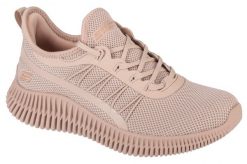 Buty sportowe Sneakersy damskie, Skechers Bobs Geo-New Aesthetics. Brązowe obuwie sportowe damskie Skechers, bez wzorów, z materiału, trekkingowe. Za 259.99 zł.
