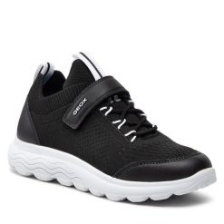 Sneakersy Geox. Niebieskie trampki i tenisówki chłopięce Geox, bez wzorów, bez zapięcia. Za 209.99 zł.