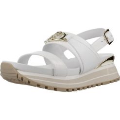 Sandały LIU-JO P010 MAXI WONDER Biały. Białe sandały damskie Liu Jo, bez wzorów, z syntetyku, bez obcasa, bez zapięcia. Za 484.15 zł.