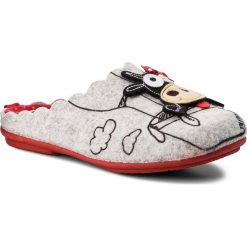 Kapcie MANITU - 320560 Grau 9. Szare kapcie damskie Manitu, z materiału. Za 129.00 zł.