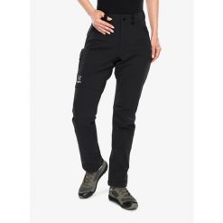 Spodnie softshell damskie Haglofs Moran Softshell Standard Pant. Czarne spodnie sportowe damskie Haglöfs, bez wzorów, z softshellu, trekkingowe. Za 618.99 zł.