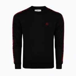 Bluza męska Octagon Stripe. Czarne bluzy męskie OCTAGON, m, bez wzorów, z bawełny, bez kaptura. Za 269.99 zł.