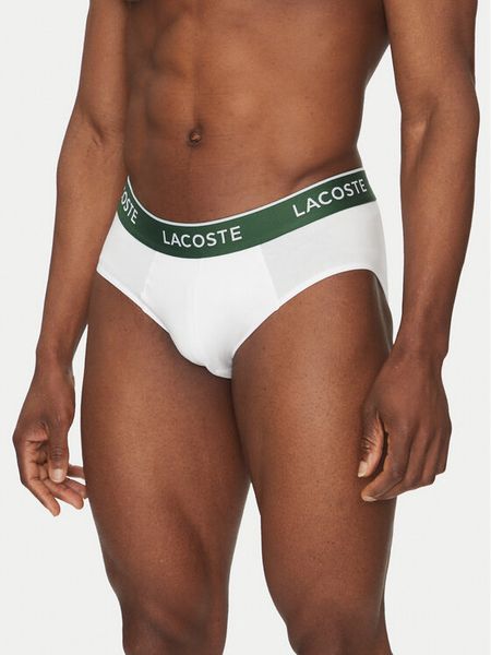 Lacoste Komplet slipów 8H1293 Kolorowy. Slipki męskie Lacoste, m, bez wzorów, z bawełny. Za 160.99 zł.