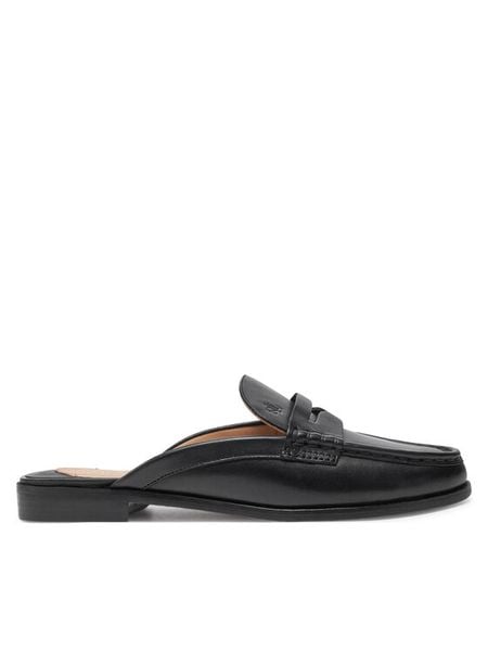 LAUREN RALPH LAUREN Klapki Wynnie Mule 802943791001 Czarny. Czarne klapki damskie Lauren Ralph Lauren, bez wzorów, ze skóry, bez obcasa. Za 599.99 zł.