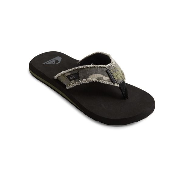 Japonki plażowe męskie Quiksilver Monkey Abyss. Zielone buty sportowe męskie Quiksilver, z tkaniny, sportowe. Za 109.99 zł.