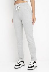 Szare Spodnie Dresowe z Satynową Wstążką Tenula. Szare spodnie dresowe damskie Born2be, xs, bez wzorów, z dresówki. Za 29.99 zł.