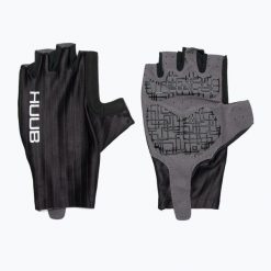 Rękawiczki rowerowe HUUB Aero. Czarne rękawiczki męskie Huub, na lato, bez wzorów, z materiału. Za 209.99 zł.