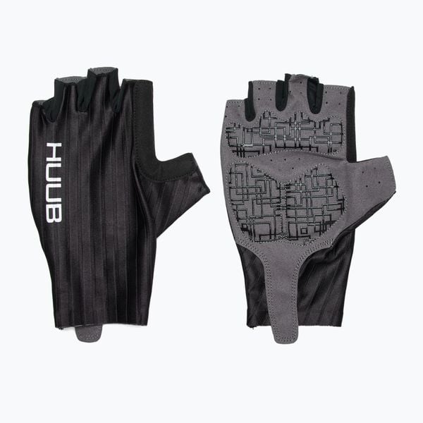 Rękawiczki rowerowe HUUB Aero. Czarne rękawiczki męskie Huub, na lato, bez wzorów, z materiału. Za 209.99 zł.
